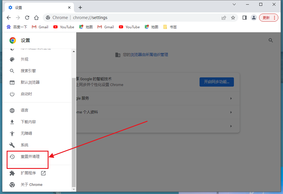 chrome如何取消上网导航？4